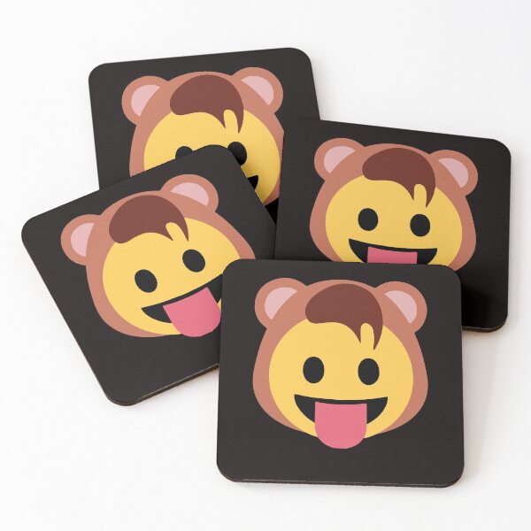 Item preview, bear Emoji Costume Tongue out designed and sold by Rustic Valley Studio.