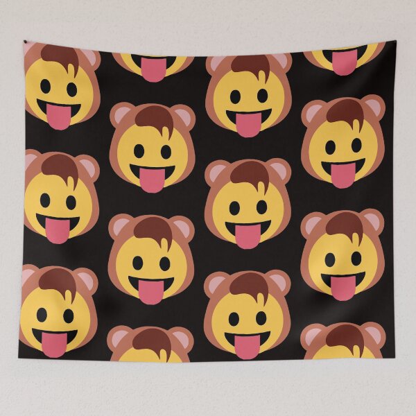 Item preview, bear Emoji Costume Tongue out designed and sold by Rustic Valley Studio.