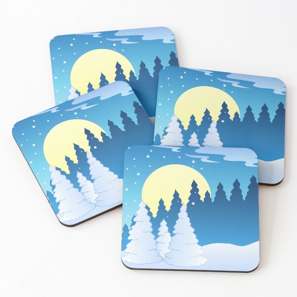 Item preview, snow and trees designed and sold by angieanguk.