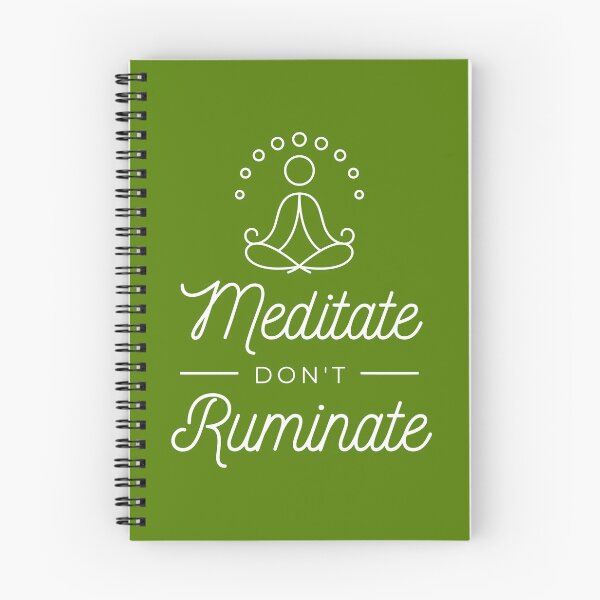 Item preview, Meditate, don't ruminate - Meditation, mindfullness and Yoga designed and sold by LookFrog.