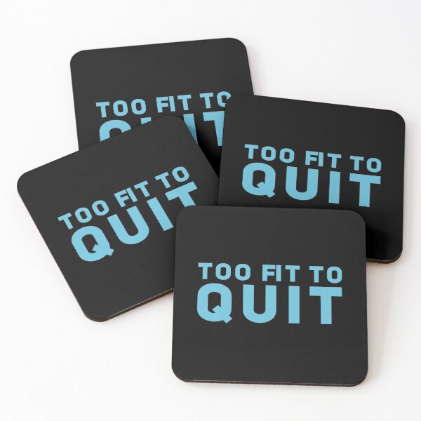 Item preview, Too Fit to Quit designed and sold by miminova.