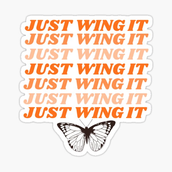 Wing It Stickers for Sale