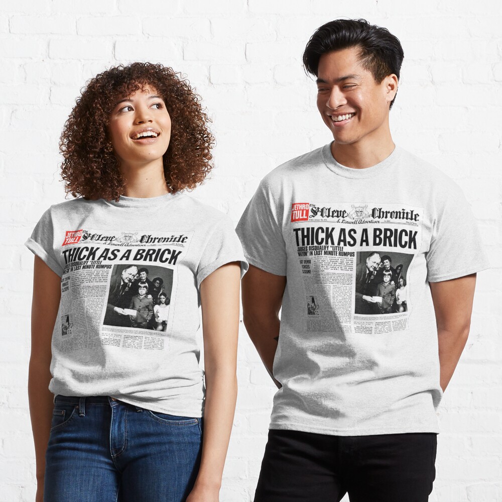 Jethro Tull - Thick As A Brick Classic T-Shirt