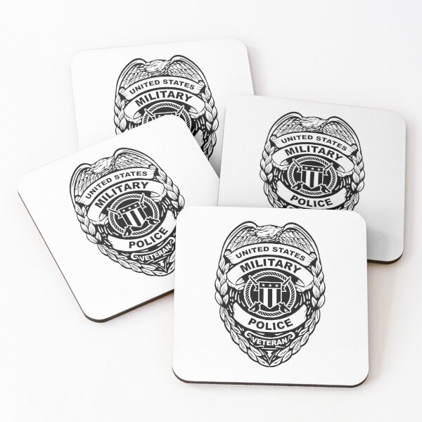 Item preview, U.S. Military Police Veteran Black Badge on Light designed and sold by hobrath.