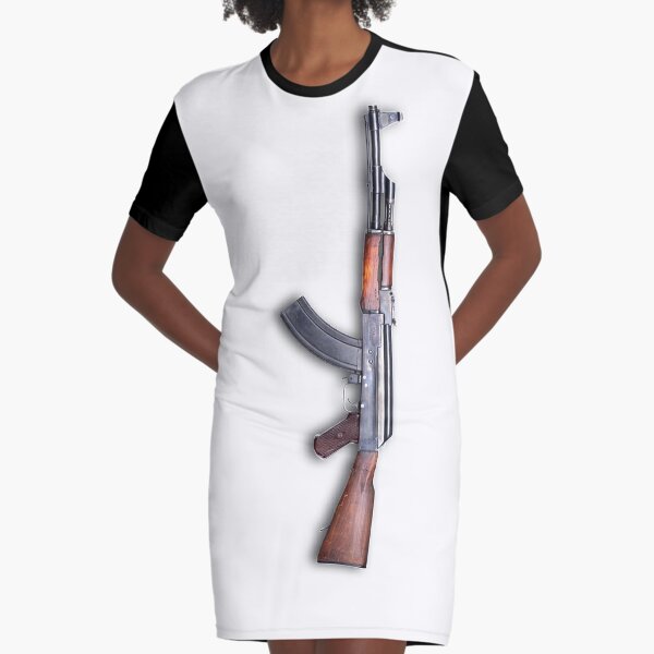 Kalashnikov assault rifle - Автомат Калашникова Graphic T-Shirt Dress
