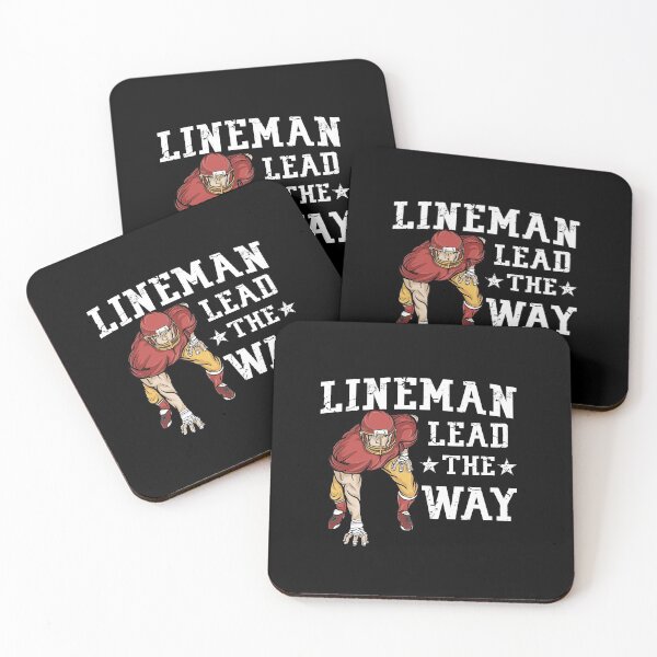 Item preview, Lineman Lead The Way Football Player designed and sold by Sbgarror.