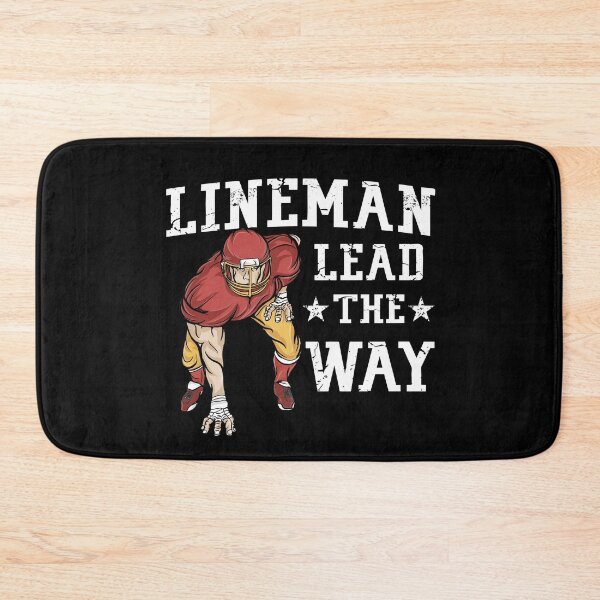 Item preview, Lineman Lead The Way Football Player designed and sold by Sbgarror.