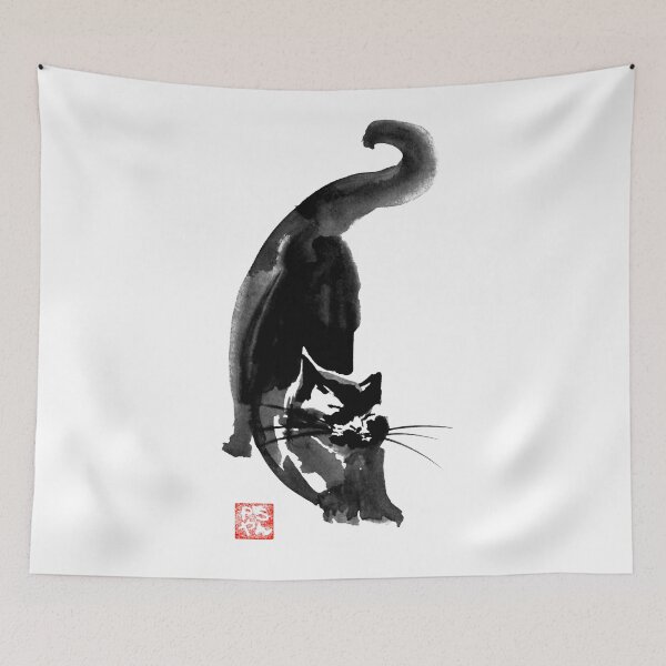 Item preview, stretching cat designed and sold by pechane.