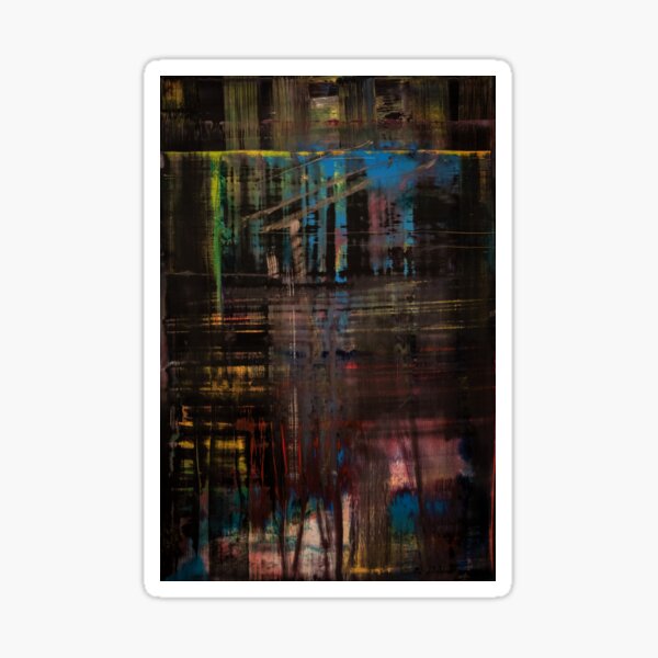 Gerhard Richter - Wald (5) Sticker