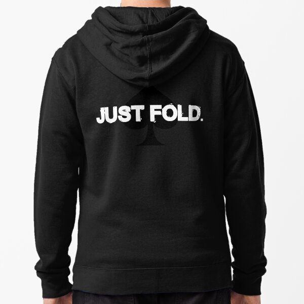 Item preview, Just Fold Texas Holdem Poker Design designed and sold by AlphaMoon.