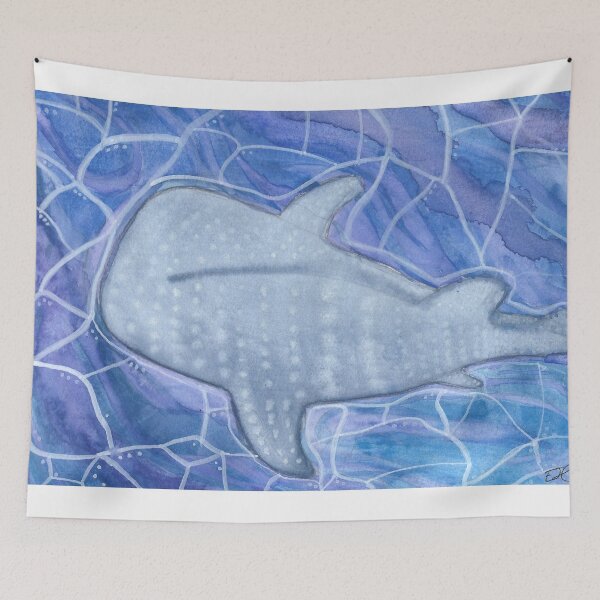 Item preview, Whale Shark in Blue Lava designed and sold by LadyCentaur.