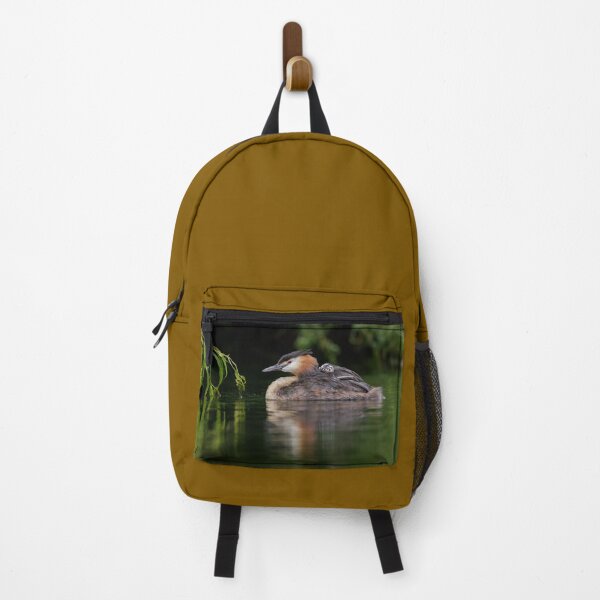 Item preview, Great Crested Grebe With Chick designed and sold by Alec Stewart.