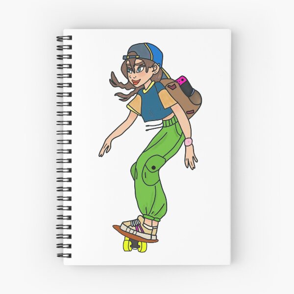 Item preview, Cool Skater Girl! designed and sold by CutieCrafts.