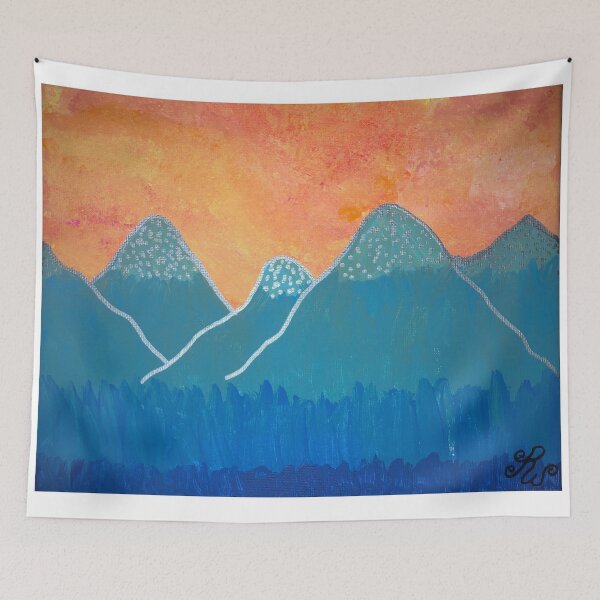 Item preview, Tie Dye Mountain Skies designed and sold by rwartbyrw.