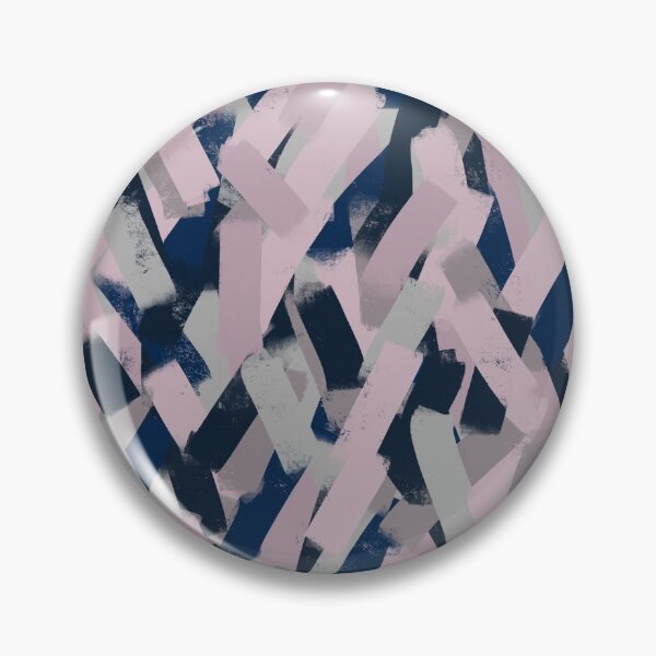 Item preview, Navy Blue, Grey and Pink Smudgy Brush Strokes designed and sold by OneThreeSix.