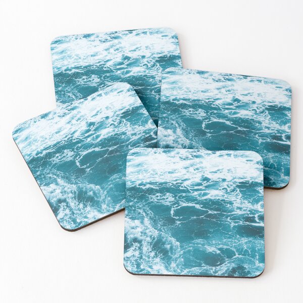 Item preview, Blue Ocean Waves designed and sold by moss&moon designs.
