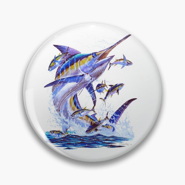 Item preview, blue marlin and tunas designed and sold by Carey Chen.