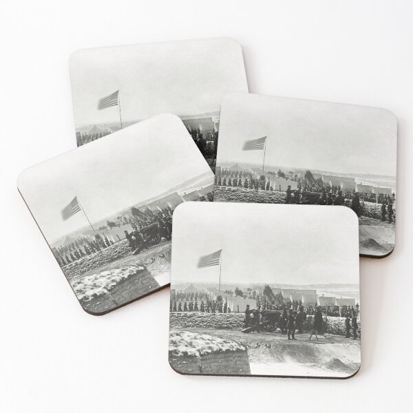 Item preview, Union Artillery Bunker At Fort Richardson Virginia - Civil War - 1861 designed and sold by warishellstore.