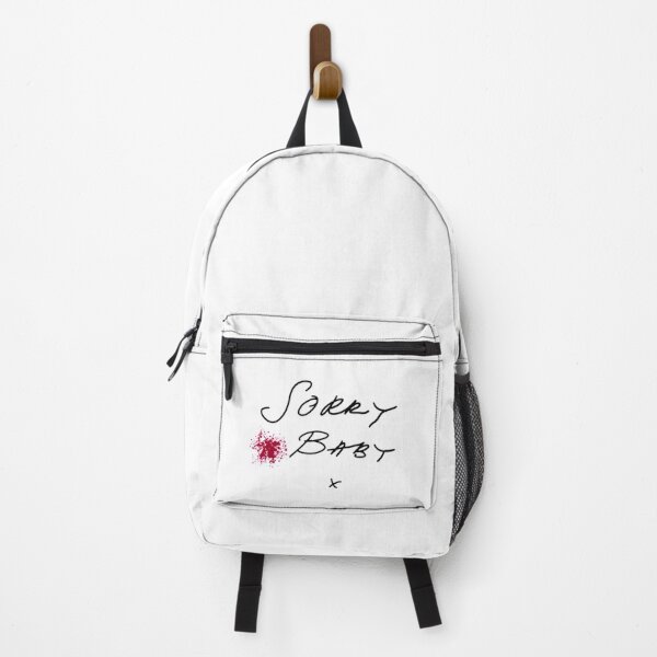 Killing Eve - Villanelle quote- Sorry Baby- Killing Eve fan if you have become a fan of Killing Eve - Sorry Baby Quote- white background- blood splatter Backpack