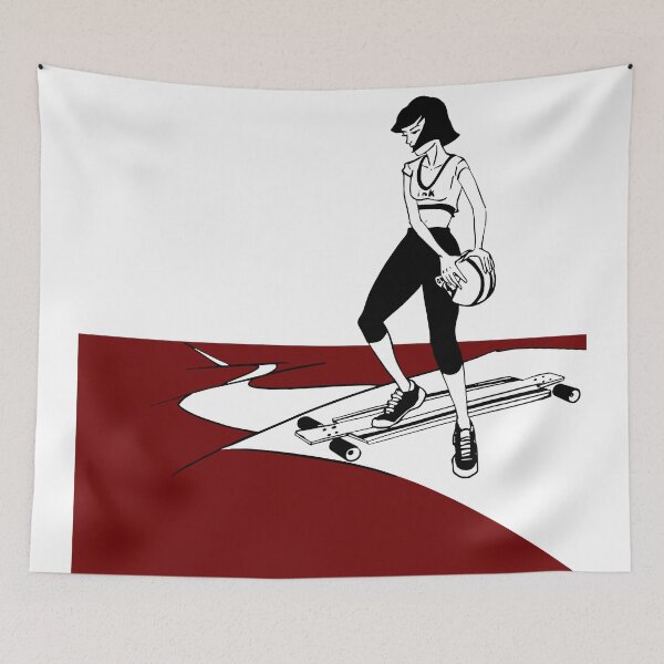 Item preview, Eloise Ink goes long boarding  designed and sold by Vo-iDstudio.