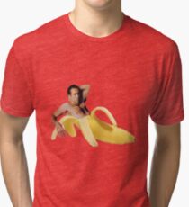 Nicolas-Käfig in einer Banane - ursprüngliches Gelb Vintage T-Shirt