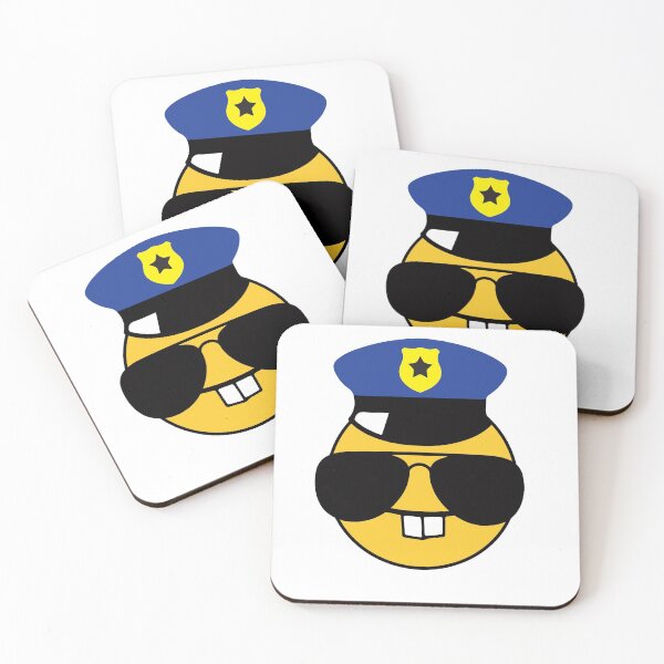 Item preview, Emoji Police Officer designed and sold by Rustic Valley Studio.