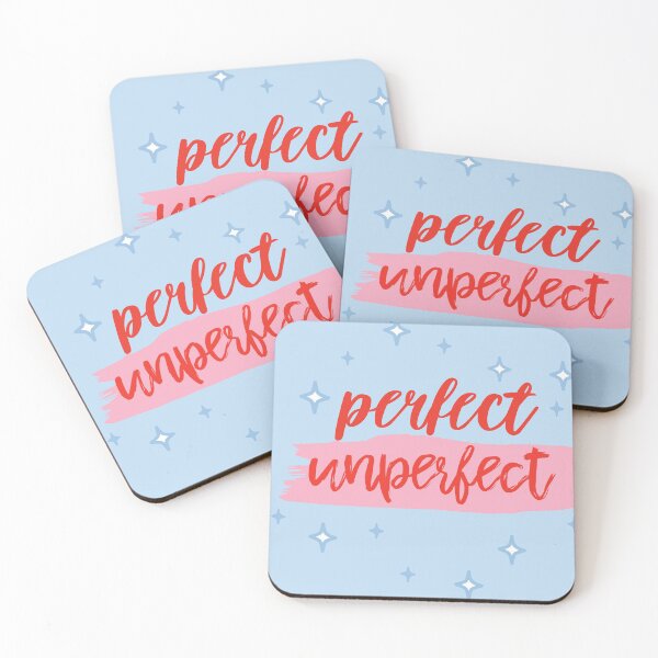 Item preview, Perfect Unperfect Quote designed and sold by KawaiiPattern.