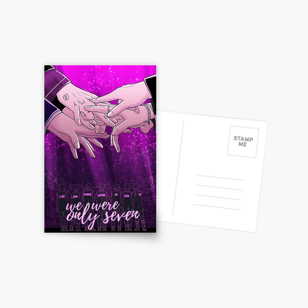 Bts We Were Only 7 Postcard By Puikb Redbubble