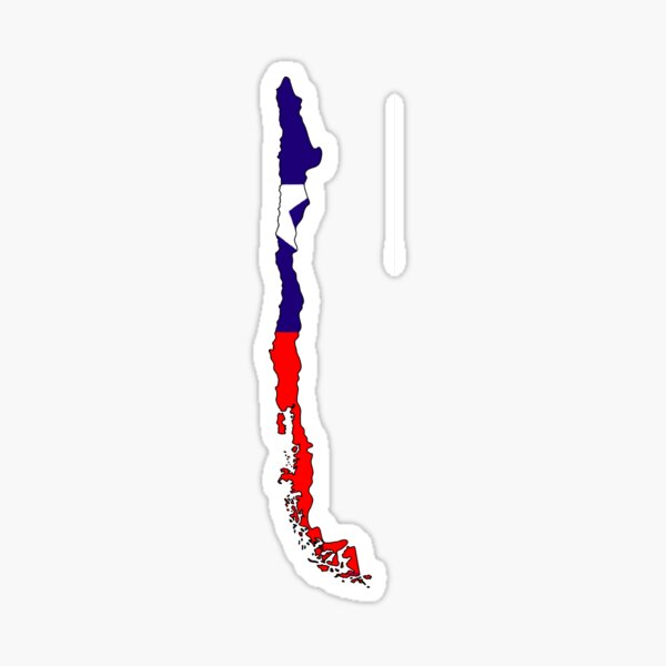 Item preview, Map of Chile with Chilean Flag designed and sold by Havocgirl.