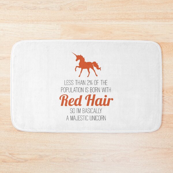 Item preview, Redheads Are Basically Majestic Unicorns designed and sold by creativecurly.