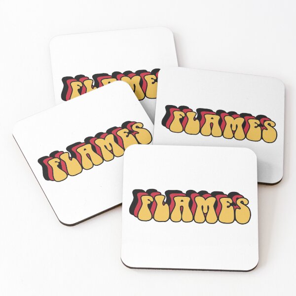 Item preview, Calgary Flames Three Color Bubble Letter designed and sold by gracesgraphics.