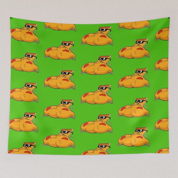 Item preview, Fat cartoon pizza designed and sold by Arte Para Rebaja.