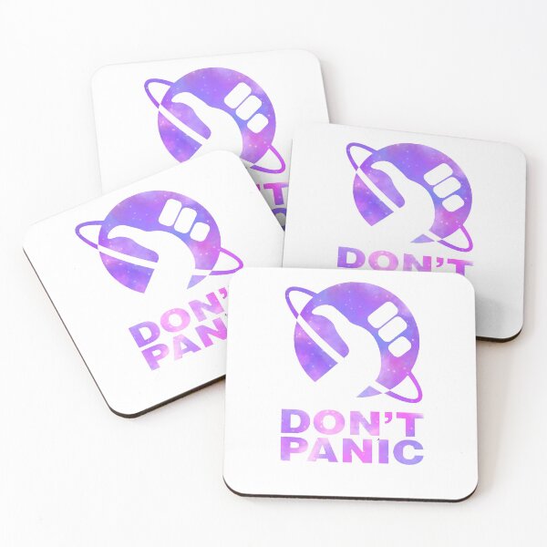 Item preview, Don’t Panic Hitchhikers Quote  designed and sold by Rocket Fox.