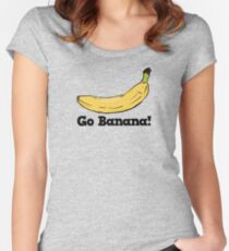 Go Banana! Women's Fitted Scoop T-Shirt