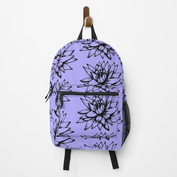 Item preview, Flor de loto blanco y negro designed and sold by asleepyfairy.