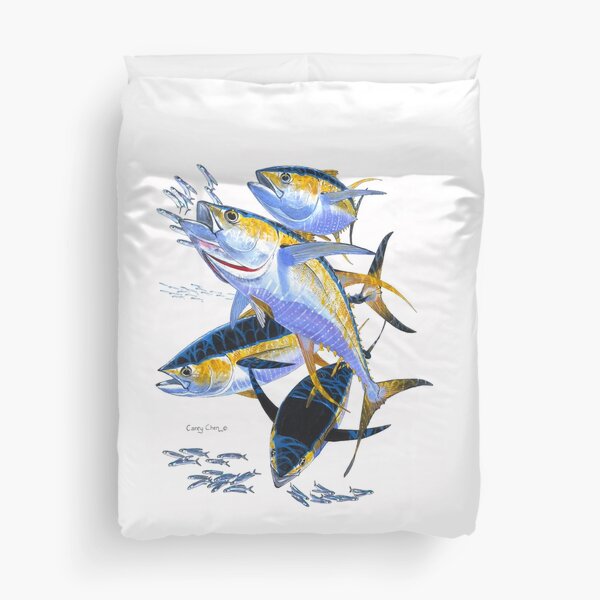 Yellowfin tunas Duvet Cover