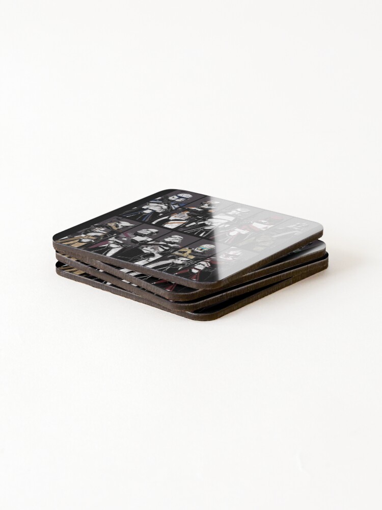 Alternate view of Captain and Commanders Coasters (Set of 4)
