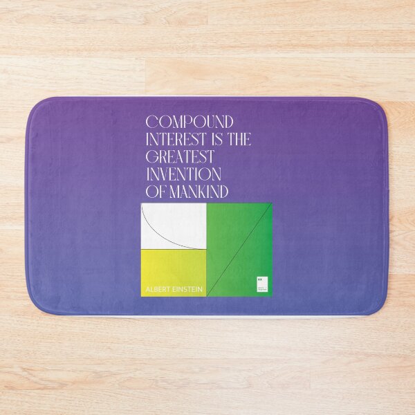 Item preview, Compound interest is the greatest invention of mankind designed and sold by quotesonposters.