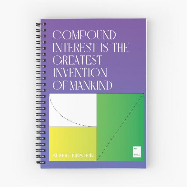 Item preview, Compound interest is the greatest invention of mankind designed and sold by quotesonposters.