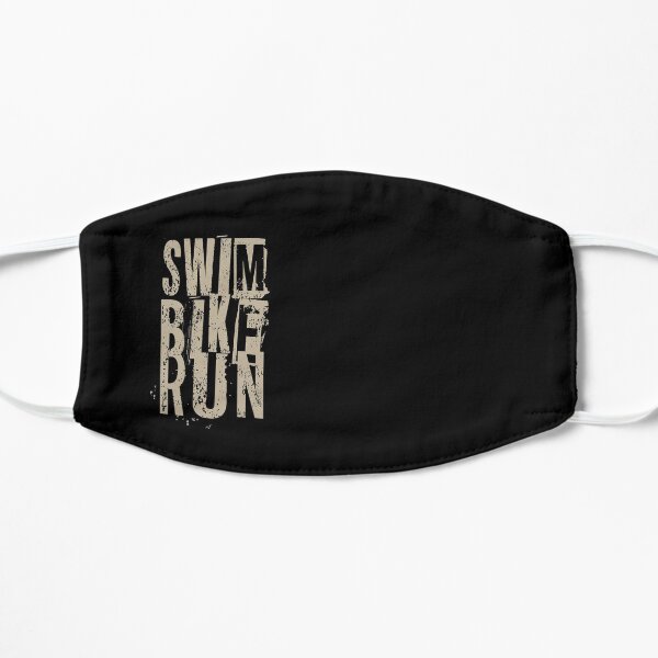 Triathlon - Triathlète de course de vélo de natation Masque sans plis