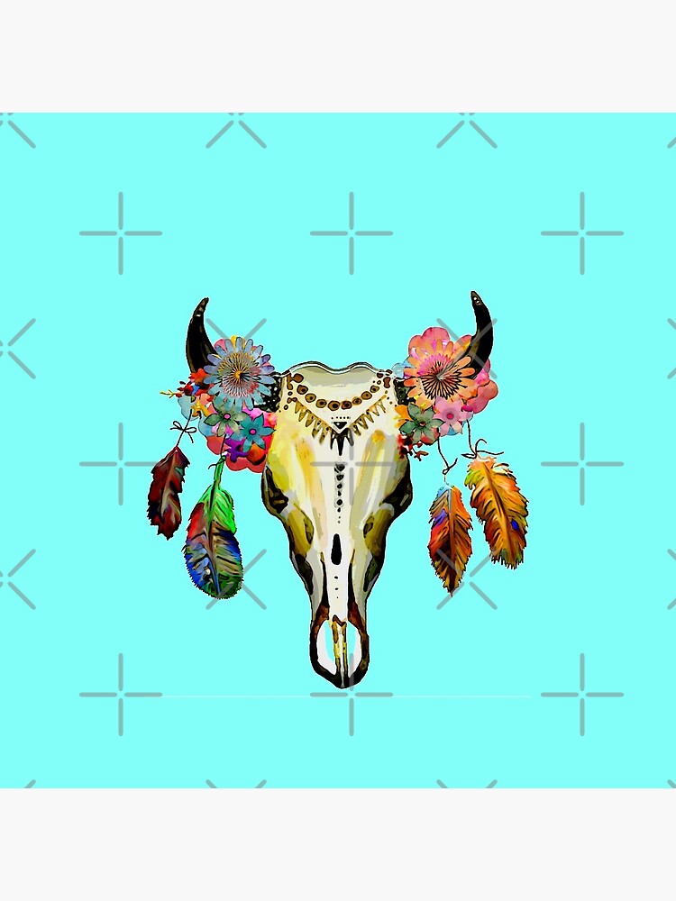 Longhorn Feather Decor by jdamelio