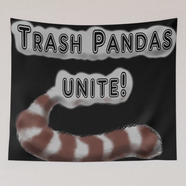 Item preview, Trash Pandas Unite! designed and sold by B-Martin-Art.