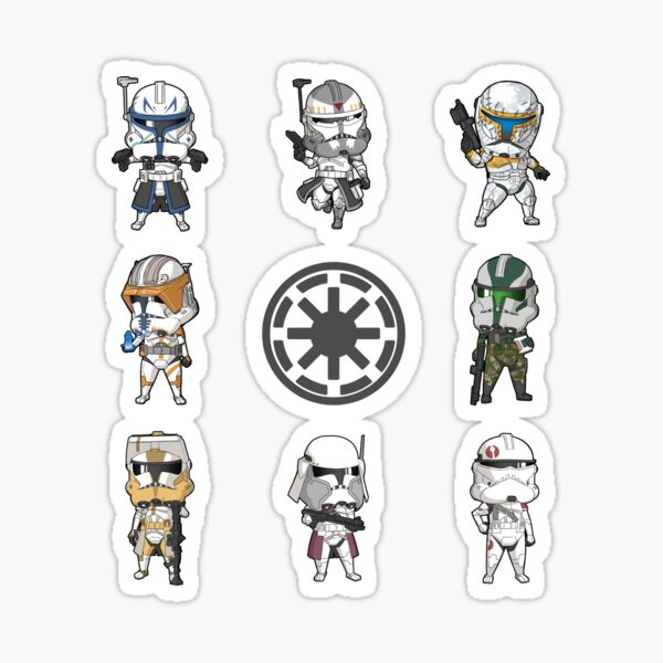 Mini Captain and Commanders Sticker