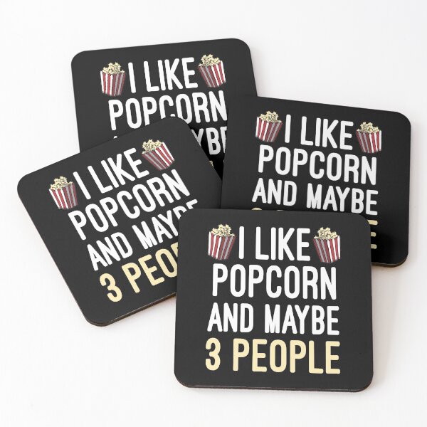 Item preview, I Like Popcorn And maybe 3 People / funny /  Humor / Joke / Gift / Popcorn Eater / Gift for Popcorn Lover / Popcorn Fan / Popcorn Addict designed and sold by Chamssou.