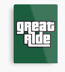 great ride Metal Print