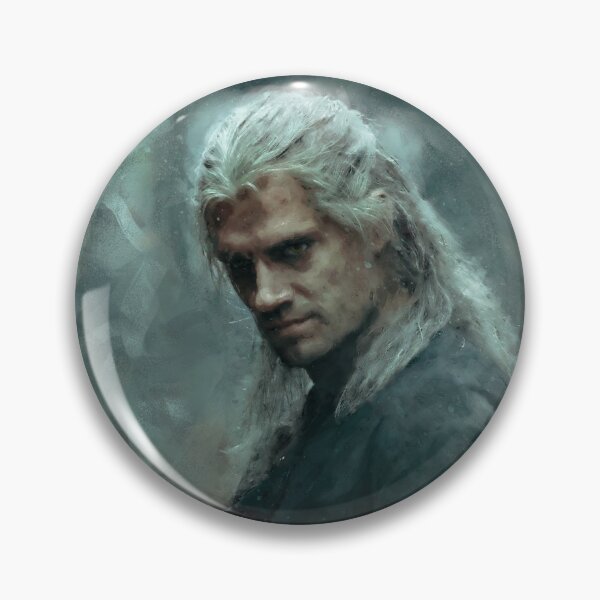 Geralt of Rivia | Henry Caville | The Witcher TV Show | The Witcher Netflix | Fine Art | Art Print | Digital Painting Pin
