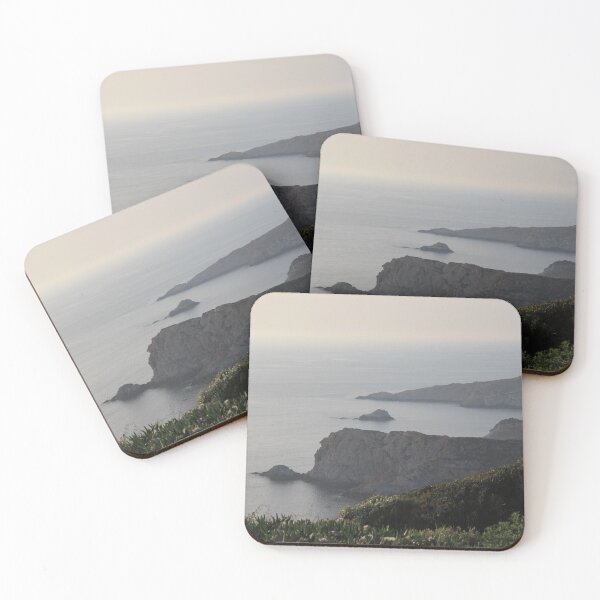 Item preview, Corsica sunset cliffs Landscape designed and sold by EstelleRossetti.