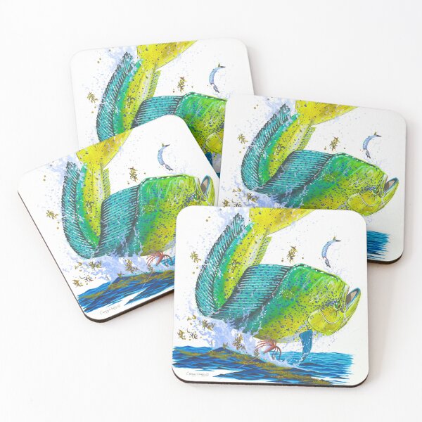 Item preview, Mahi leaping  designed and sold by Carey Chen.