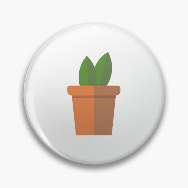 Item preview, Square Terra Cotta Plant 2 Leaves designed and sold by elbook.
