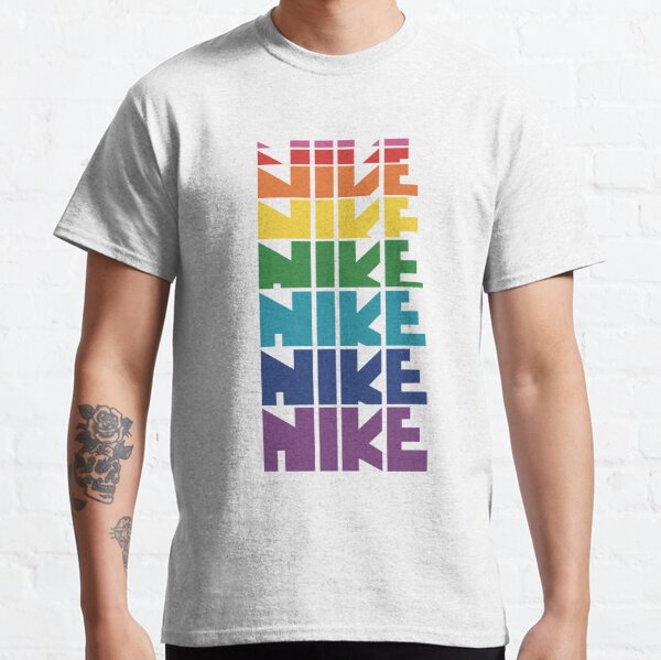 Nike T Shirts Redbubble - roblox lit nike blue fade jacket